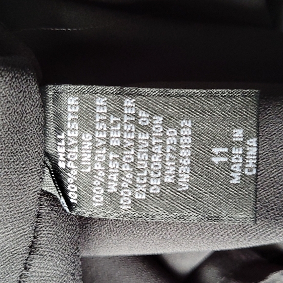 Anna Sui for Target Black Belted drop Waist Silky Lace details Dress Size 11. - Picture 13 of 16